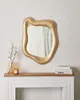 BELIANI Wandspiegel Gold MDF 77 x 59 cm Asymmetrische Produktbild-Vorschau 4