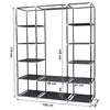 Armoire à vêtements Armoire en tissu avec housse en Voir les images du produit 9