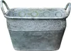 Pflanzschale Zink Ornament 27cm Produktbild-Vorschau 1