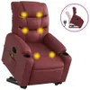 Cloris DesignMöbel Massagesessel mit Aufstehhilfe Weinrot Produktbild-Vorschau 2