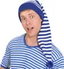 Geringelte Zipfelmütze für Frauen & Männer Schnarchnase Produktbild-Vorschau 3