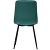A single teal chair with black legs, viewed from the back. Anteprima dell’immagine prodotto
