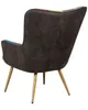 BELIANI Ohrensessel Patchwork/ Bunt Hocker Polsterbezug mit Produktbild-Vorschau 8