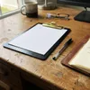 Holz-Clipboard SCHWARZ A5-Unterlage mit GOLDENEM Clip Produktbild-Vorschau 4