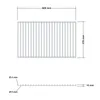 DEOS Nerezový grilovací rošt 60 x 37 cm Náhled obrázku produktu 2