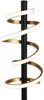A modern LED floor lamp with a spiraling design. Produktbild-Vorschau
