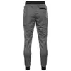 A back view of grey sweatpants with a black waistband and cuffs. Produktbild-Vorschau