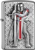 Accendino Zippo Templer II cavaliere Chrome con placca Anteprima dell’immagine prodotto 1