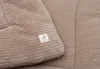Krabbeldecke 75x95cm Cloudy Rib - Milky Coffee Produktbild-Vorschau 8