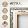 MuchoWow® - Leinwandbilder - Baum - Blumen - Gold - Beige, Produktbild-Vorschau 3