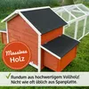 zooprinz Hühnerstall Betty Rot | mit Auslauf Sonnen- und Produktbild-Vorschau 9