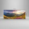 Bilder auf glas - Gebirge Wiese Landschaft Wald - 120x50cm Produktbild-Vorschau 3