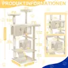 TRMLBE Strom na škrabanie Veľký strom na škrabanie pre Náhľad obrázku produktu 2