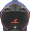 Bogotto H271 Wayke Klapphelm, schwarz matt/rot/blau, L Produktbild-Vorschau 5