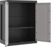 vidaXL Mobile da giardino grigio e nero 65x37x85 cm PP Anteprima dell’immagine prodotto 6