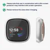 kwmobile 2x Glas Hülle für Fitbit Versa 4 / Sense 2 Produktbild-Vorschau 5