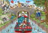 Jumbo Spiele 19173 - Ruhe am Kanal ! - 1000 Teile Puzzle Produktbild-Vorschau 3