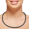 Lederkette Lederband Herren Halskette Schwarz Grau 17-100 Produktbild-Vorschau 5