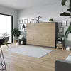 SMARTBett Schrankbett Standard  Anthrazit/Wildeiche 140 Produktbild-Vorschau 5
