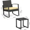 Set da giardino BEALIFE in rattan PE composto da 3 pezzi Anteprima dell’immagine prodotto 3