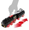 Juego de tren navideño con locomotora de vapor que funciona Vista previa de la imagen del producto 6