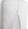 A close-up view of a white mattress cover with a zipper. Náhľad obrázku produktu
