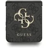 A black and gray patterned phone case with the Guess logo. Produktbild-Vorschau