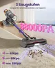 85000Pa Akku Hand Stielstaubsauger 750W/80mins Produktbild-Vorschau 4