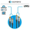 Cavo RCA SONERO, stereo, 15 m, nero Anteprima dell’immagine prodotto 4