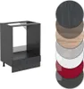 Herdumbauschrank Vicco R-Line Schwarz Beton 60 cm ohne Produktbild-Vorschau 4