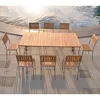 Teako Design Esstisch Benedetto Teakholz Edelstahl Produktbild-Vorschau 5