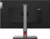 The back of a Lenovo ThinkVision monitor on a black background. Produktbild-Vorschau