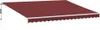 A burgundy retractable awning is shown extended against a white background. Produktbild-Vorschau