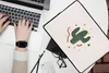 MuchoWow® Laptop Hülle 13 Zoll Kaktus - Sukkulente - Sommer Produktbild-Vorschau 3