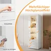 Sweiko Weiße Hochglanzvitrine, Vitrine Glasvitrine , Produktbild-Vorschau 9