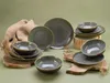 CreaTable, 23678, Reactive Nostalgic Cognac, Tellerset Produktbild-Vorschau 2