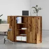 A reception desk with storage and a laptop on top, in an office setting. Produktbild-Vorschau