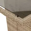 The Living Store 9-tlg. Garten-Essgruppe mit Kissen Beige Produktbild-Vorschau 7