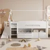 Merax Etagenbett 90x200cm mit Dachrahmen, Hochbett mit Produktbild-Vorschau 2