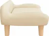 vidaXL Detská pohovka Cream 70x40x24 cm látka Náhľad obrázku produktu 4