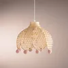 Lampada a sospensione CAMPAGNE, bambù, Ø 28 cm Anteprima dell’immagine prodotto 3