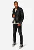 Herren Lederjacke Bikerjacke Ricano BRANDO Nappa – Schwarz Produktbild-Vorschau 3