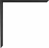 A black picture frame corner on a white background. Produktbild-Vorschau