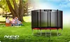 6ft/183cm Gartentrampolin mit Außennetz und Leiter Produktbild-Vorschau 7
