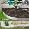 A collage showing different shapes of garden edging being installed and used in various garden settings. Náhled obrázku produktu