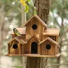 Großes Vogelhaus, Nistkasten, hängender Futterspender, Produktbild-Vorschau 3