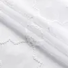 2 Stück Vorhänge Weiß Bestickt Rankenmuster Voile Vorhang Produktbild-Vorschau 9