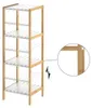 Casaria Scaffale da Bagno & Cucina 4 Ripiani Bambù Mobile a Anteprima dell’immagine prodotto 3