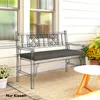 Poduszka na ławkę Outsunny 110 x 46 x 6,5 cm z wiązaniami, Podgląd zdjęcia produktu 2
