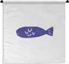 MuchoWow® Wandteppich Wandbehang Fisch - Pastell - Lila Produktbild-Vorschau 1